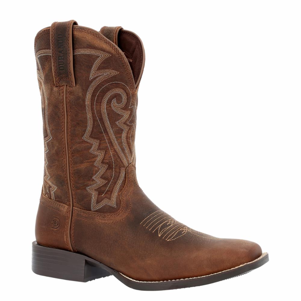 BOTTES WESTERN À BOUT CARRÉ POUR HOMMES DE 11 PO Durango WESTWARD