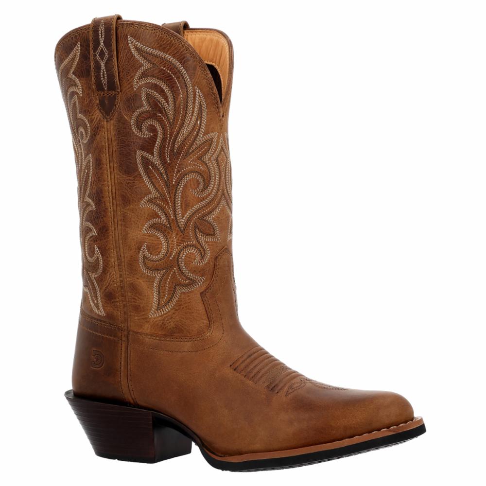 Bottes western durango en cuir marron pour femmes rd4112 Bottes western durango en cuir marron pour femmes rd4112