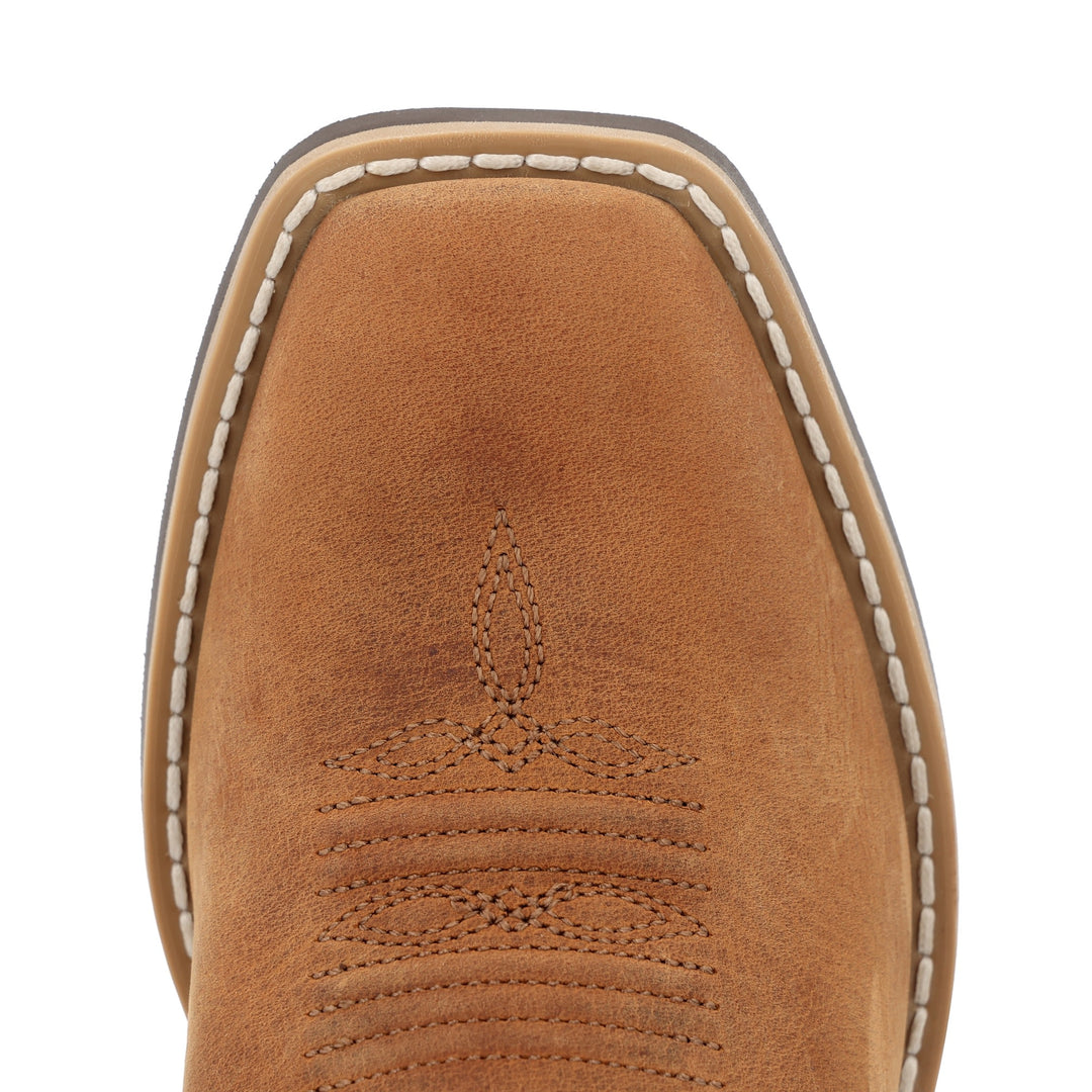 DURANGO KIDS SHYLOH BIG KID'S 8" CUTTER TOE BROWN/DEMIN BLUE