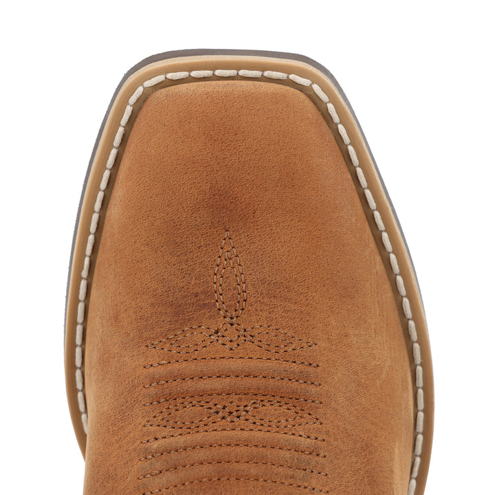 DURANGO KIDS SHYLOH BIG KID'S 8" CUTTER TOE BROWN/DEMIN BLUE