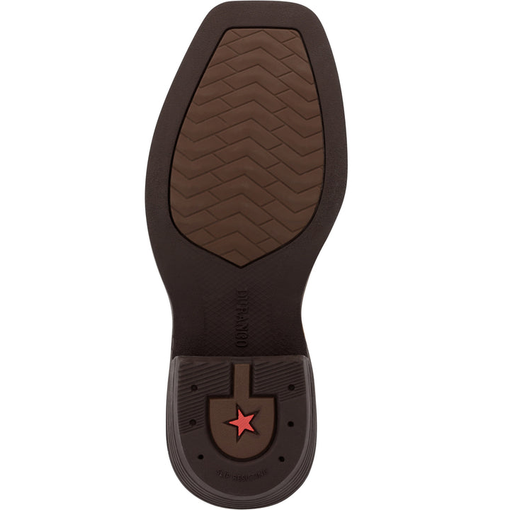 DURANGO KIDS SHYLOH BIG KID'S 8" CUTTER TOE BROWN/DEMIN BLUE