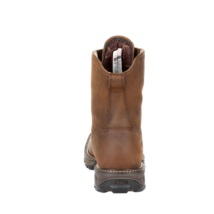 Durango MAVERICK XP MENS 8 SQ TOE LACER WP RUSSET