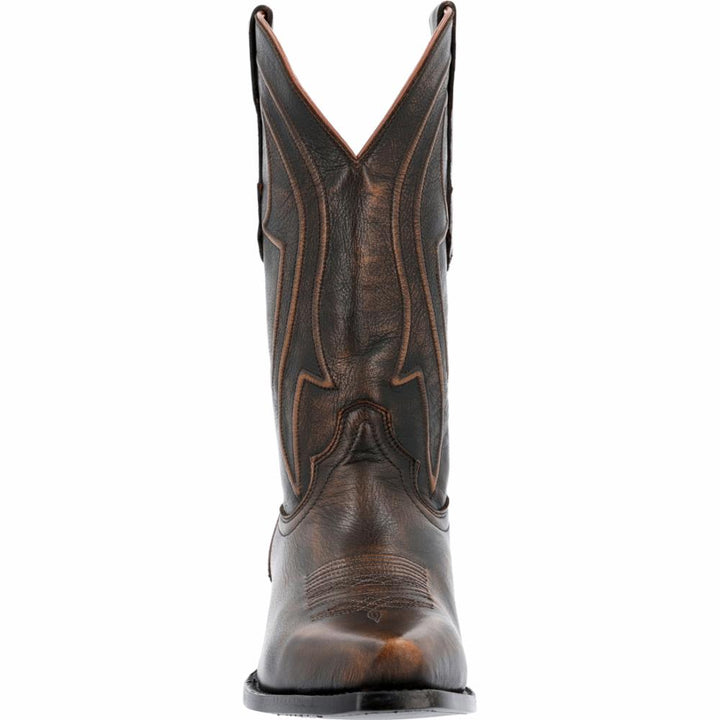 BOTTES WESTERN POUR HOMMES DE 13 PO DE DURANGO SANTA FE EN BARIL DE WHISKY MARRON