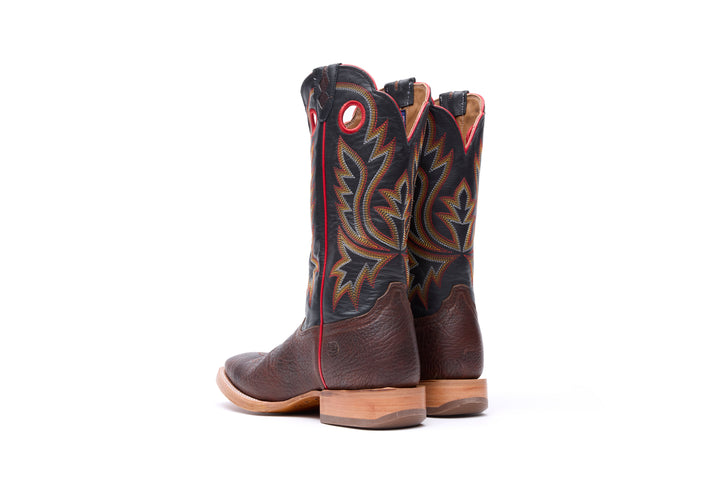 DURANGO PRCA MEN'S 13" WESTERN BOOT CHESTNUT / BLACK ECLIPSE