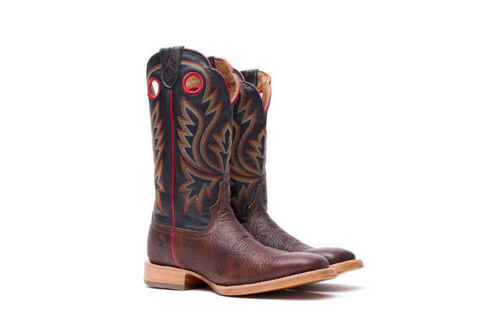 DURANGO PRCA MEN'S 13" WESTERN BOOT CHESTNUT / BLACK ECLIPSE
