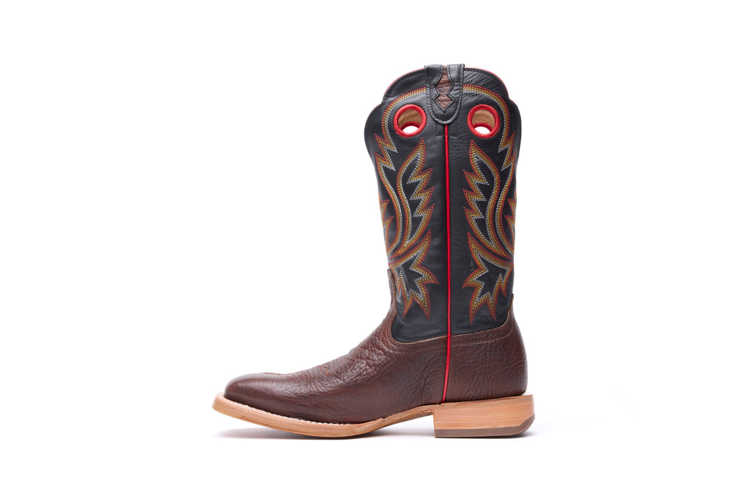 DURANGO PRCA MEN'S 13" WESTERN BOOT CHESTNUT / BLACK ECLIPSE