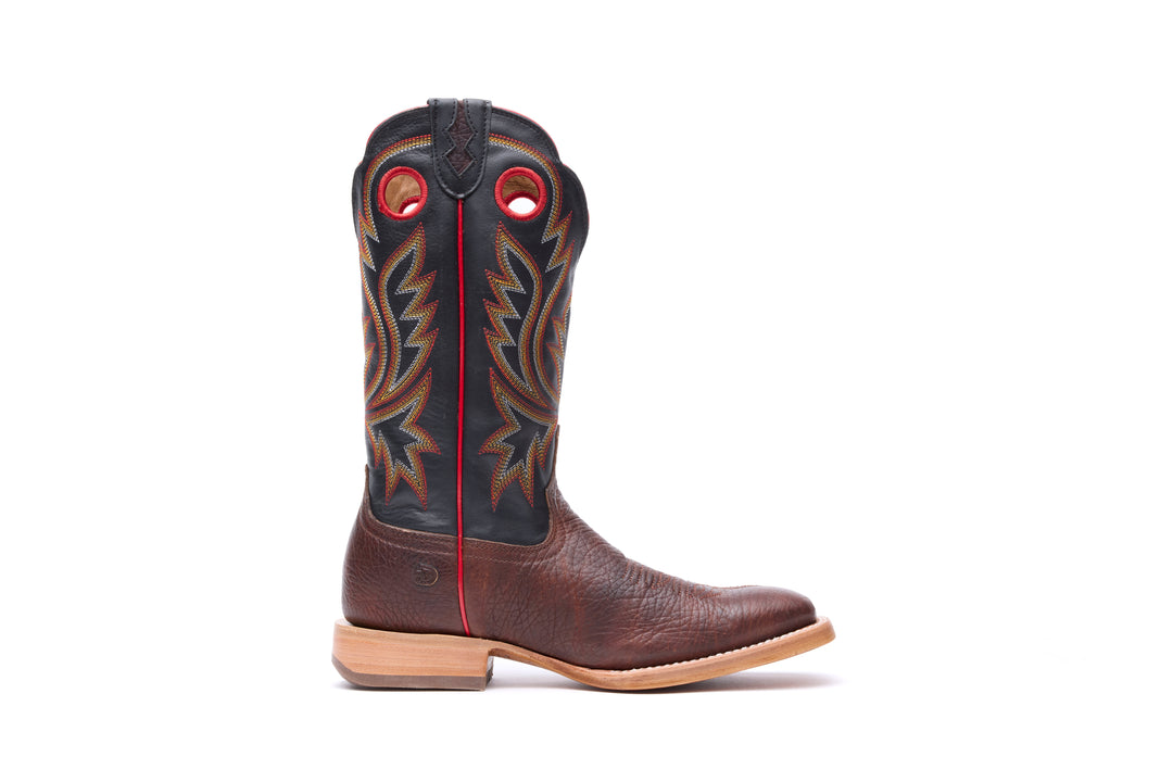 DURANGO PRCA MEN'S 13" WESTERN BOOT CHESTNUT / BLACK ECLIPSE