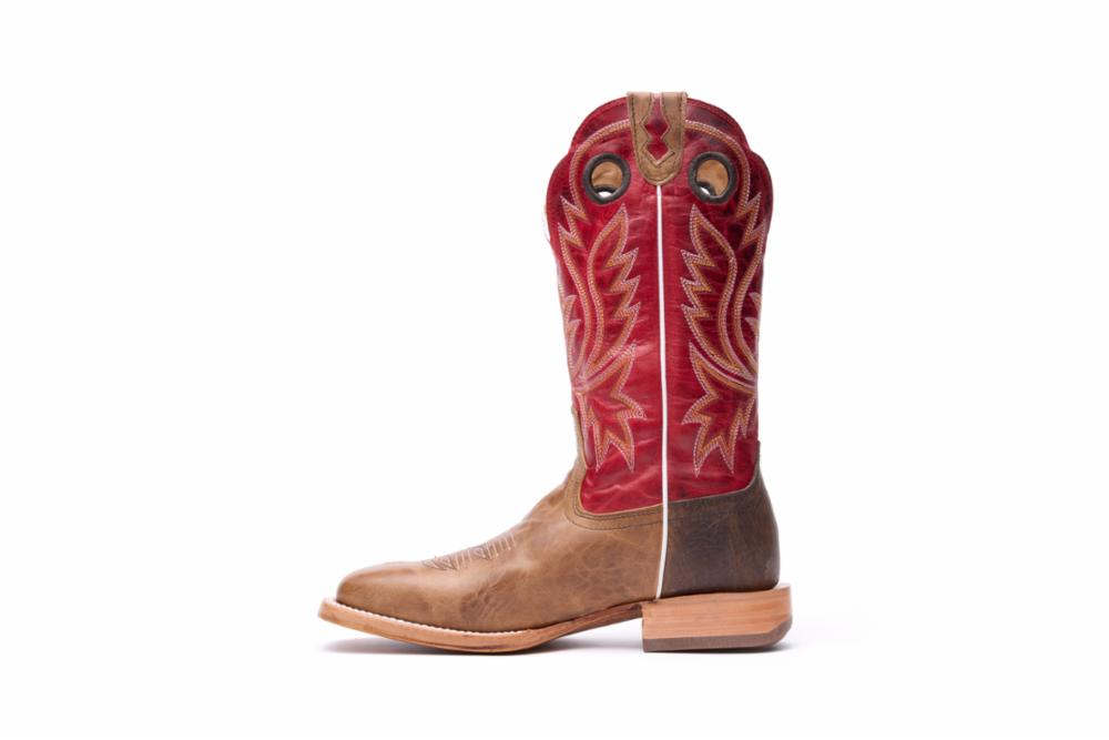 Durango PRCA MENS 13 IN WESTERN BOOT SAND TOBACCO / CAYENNE