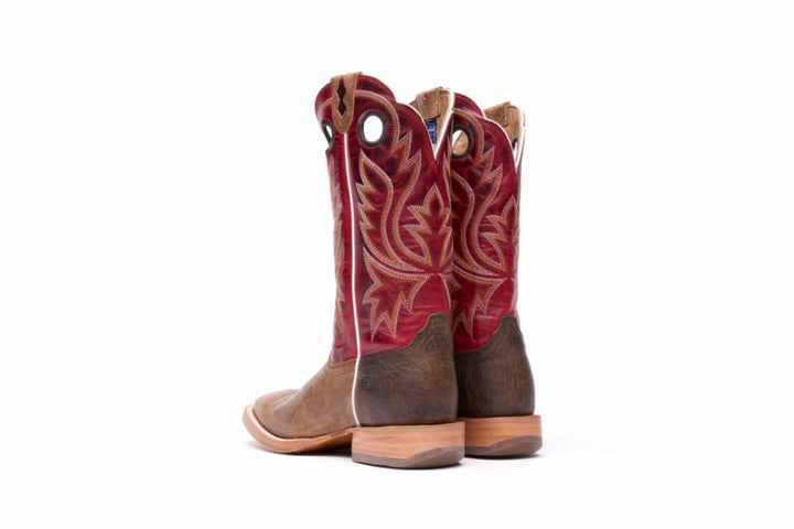 Durango PRCA MENS 13 IN WESTERN BOOT SAND TOBACCO / CAYENNE
