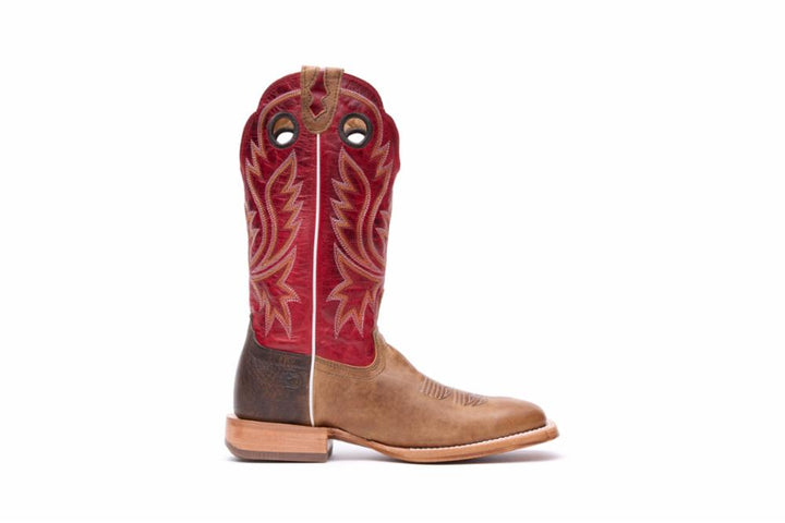 Durango PRCA MENS 13 IN WESTERN BOOT SAND TOBACCO / CAYENNE