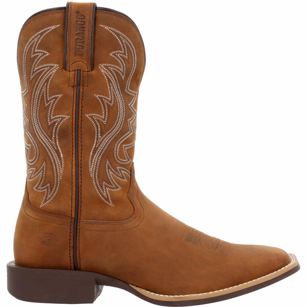 Durango SHYLOH MENS 11 IN WESTERN BOOT SADDLE BROWN