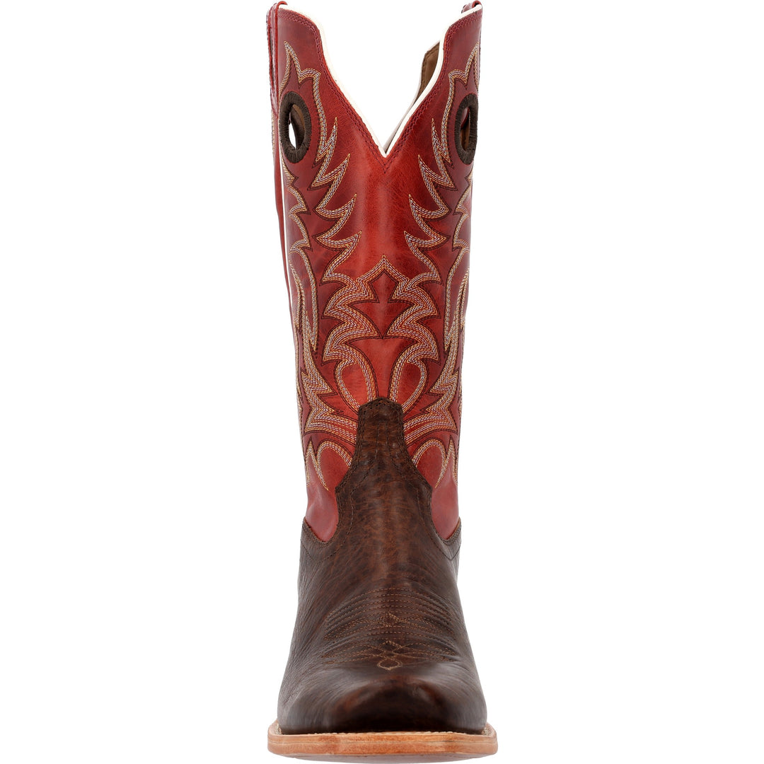 DURANGO ARENA  ELITE 13" CUTTER TOE AZTEC BROWN/ JASPER RED