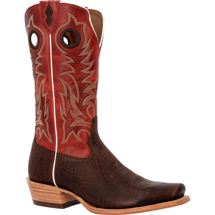 DURANGO ARENA  ELITE 13" CUTTER TOE AZTEC BROWN/ JASPER RED