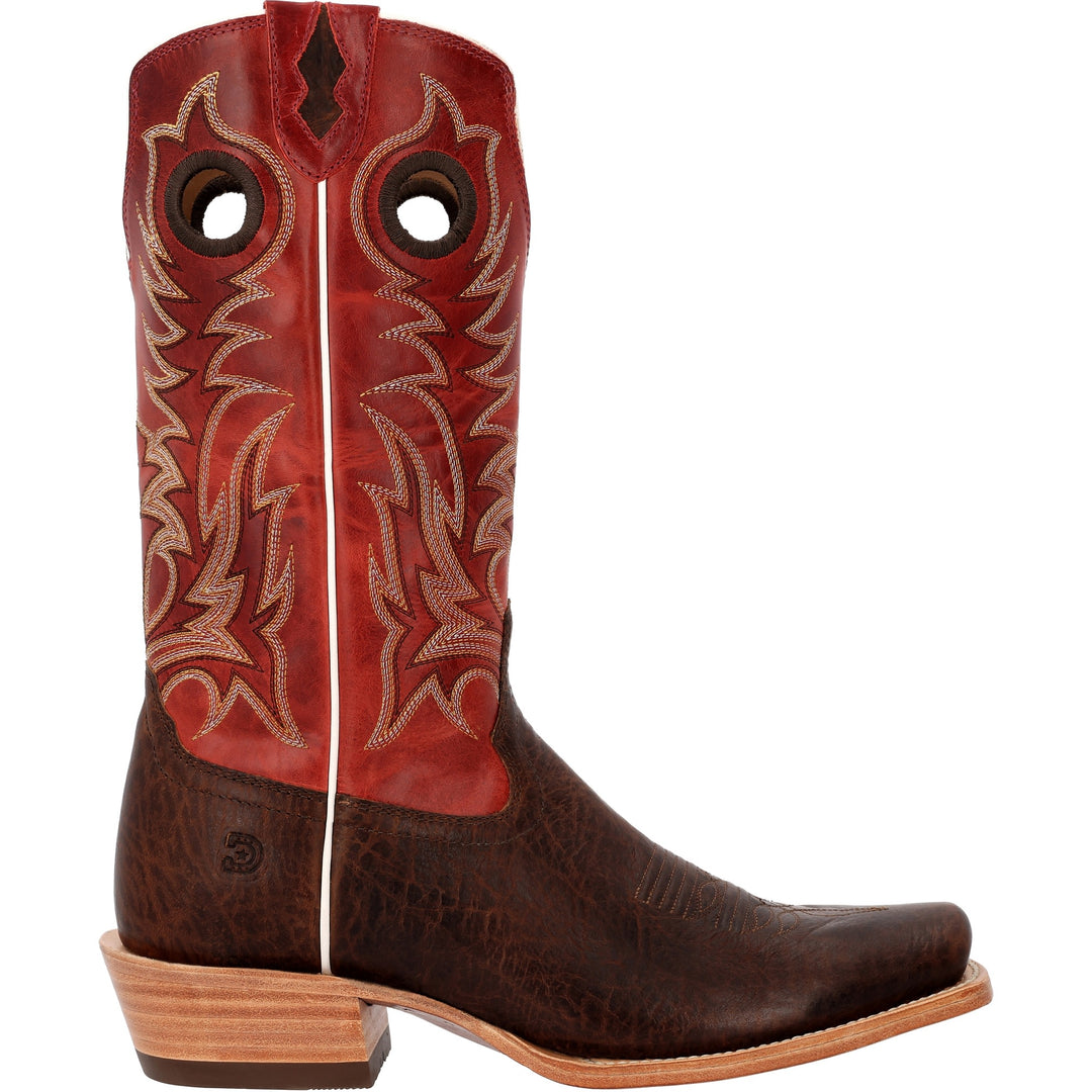 DURANGO ARENA  ELITE 13" CUTTER TOE AZTEC BROWN/ JASPER RED