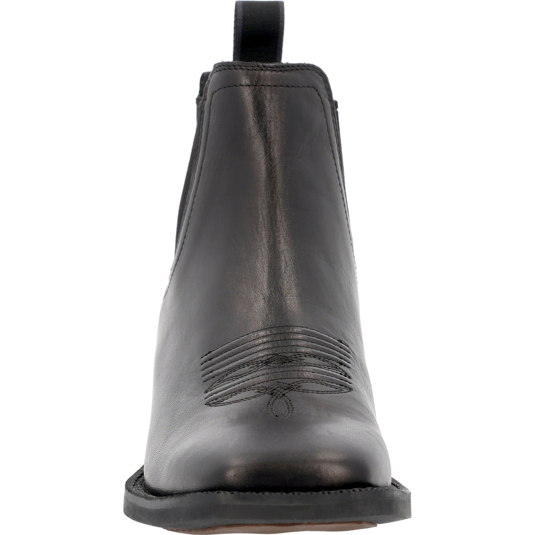 DURANGO SHYLOH 6"  SQUARE TOE CHELSEA BLACK