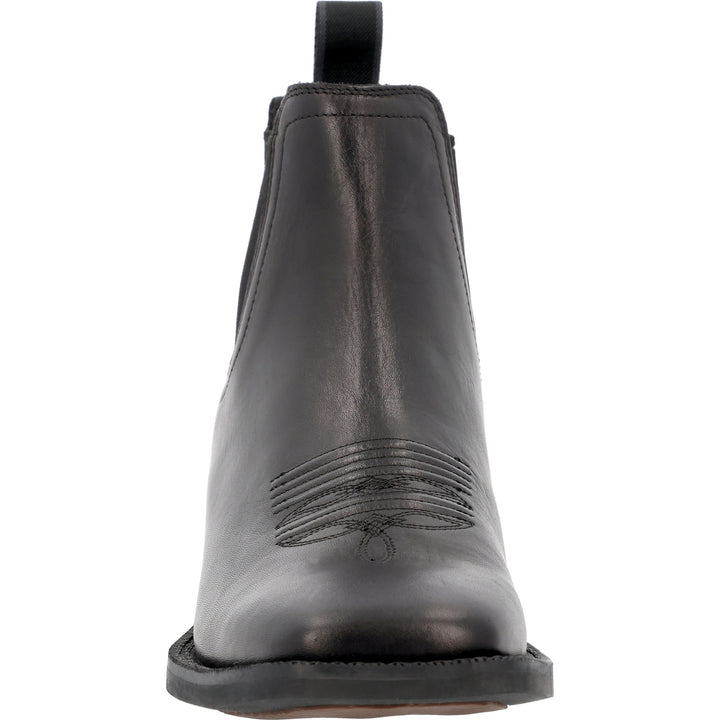 DURANGO SHYLOH 6"  SQUARE TOE CHELSEA BLACK