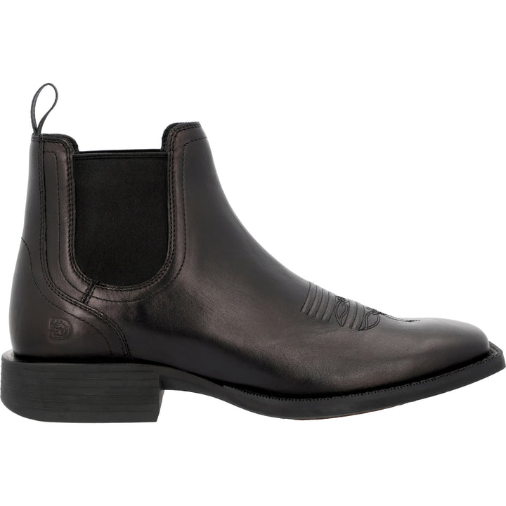 DURANGO SHYLOH 6"  SQUARE TOE CHELSEA BLACK