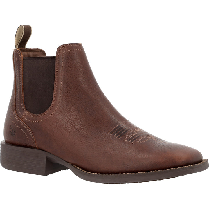 DURANGO SHYLOH 6"  SQUARE TOE CHELSEA BROWN