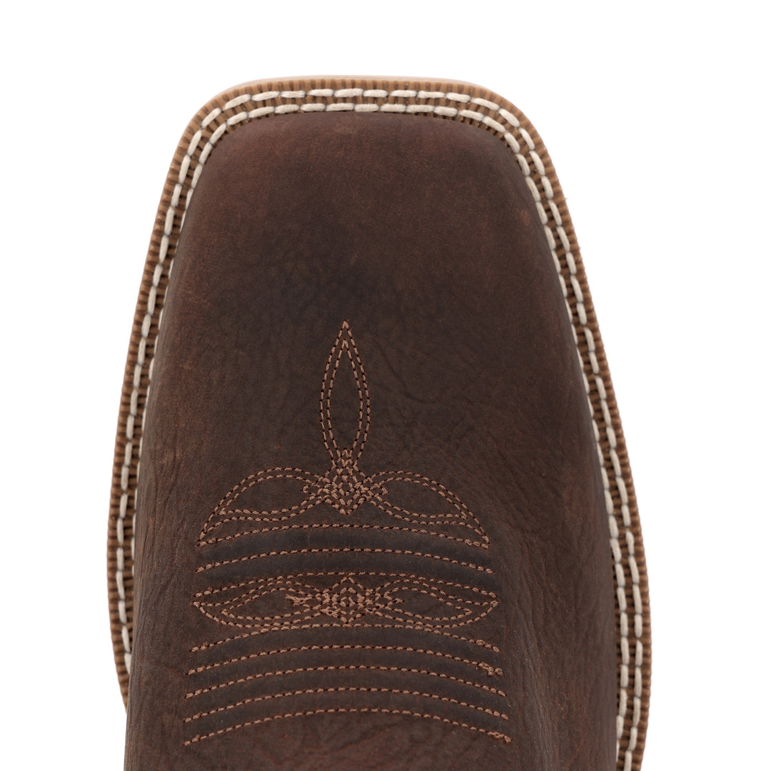 DURANGO SHYLOH 11" SQUARE TOE PULLHOLE BROWN/CREAM