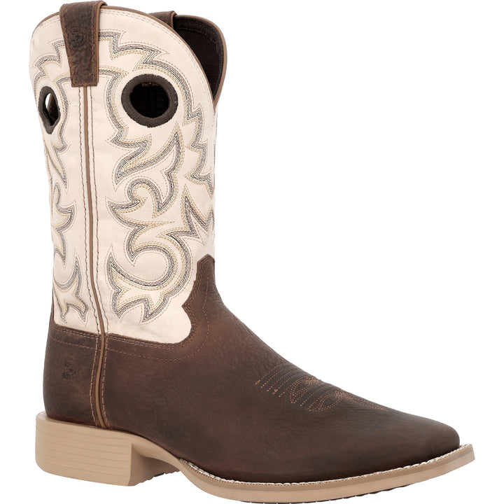 DURANGO SHYLOH 11" SQUARE TOE PULLHOLE BROWN/CREAM