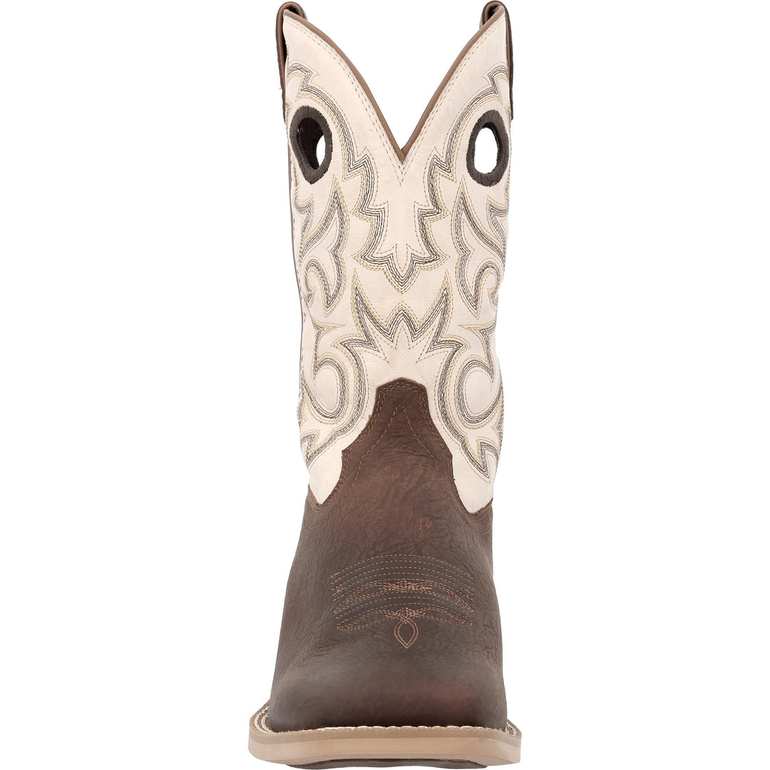 DURANGO SHYLOH 11" SQUARE TOE PULLHOLE BROWN/CREAM