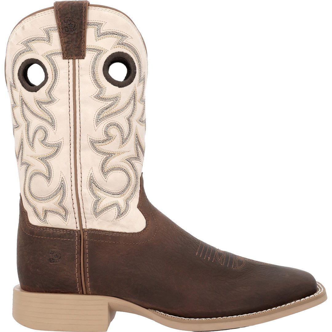 DURANGO SHYLOH 11" SQUARE TOE PULLHOLE BROWN/CREAM