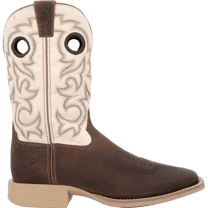 DURANGO SHYLOH 11" SQUARE TOE PULLHOLE BROWN/CREAM