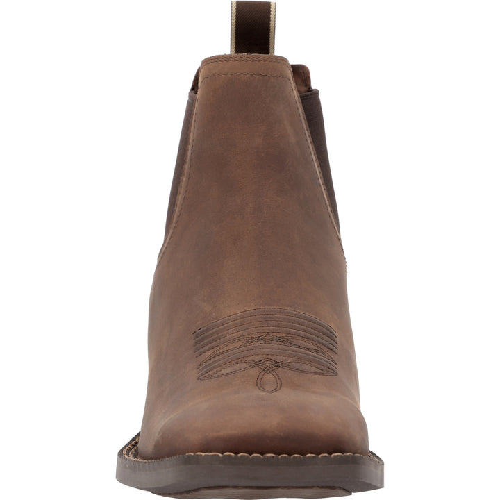 DURANGO SHYLOH 6"  SQUARE TOE CHELSEA BROWN/DISTRESSED