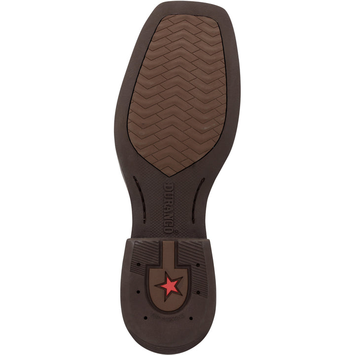 DURANGO SHYLOH 6"  SQUARE TOE CHELSEA BROWN/DISTRESSED