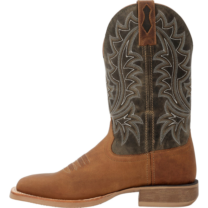 DURANGO REBEL PRO MEN'S 12" SQUARE TOE WESTERN BOOT AZTEC BROWN/OLIVE