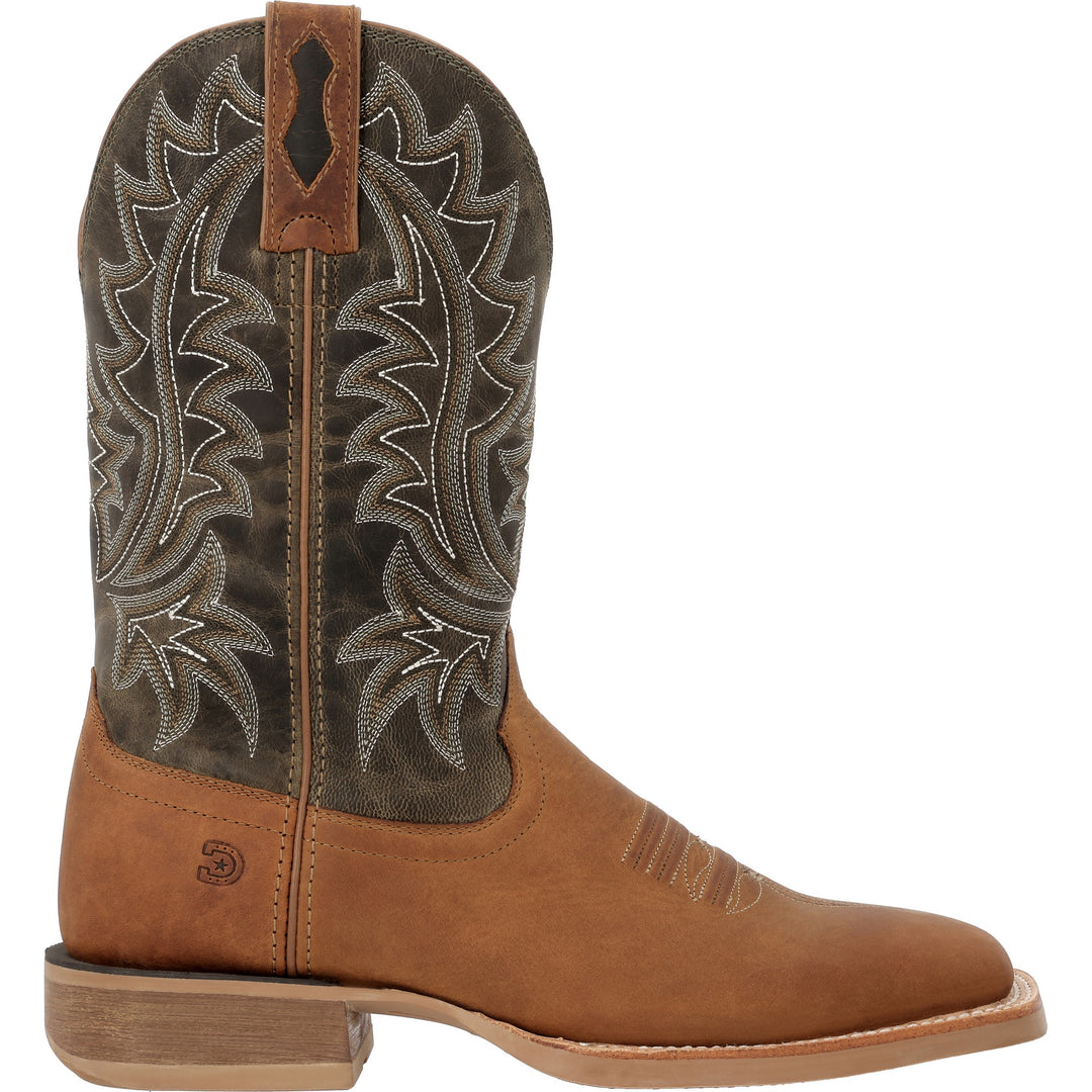 DURANGO REBEL PRO MEN'S 12" SQUARE TOE WESTERN BOOT AZTEC BROWN/OLIVE