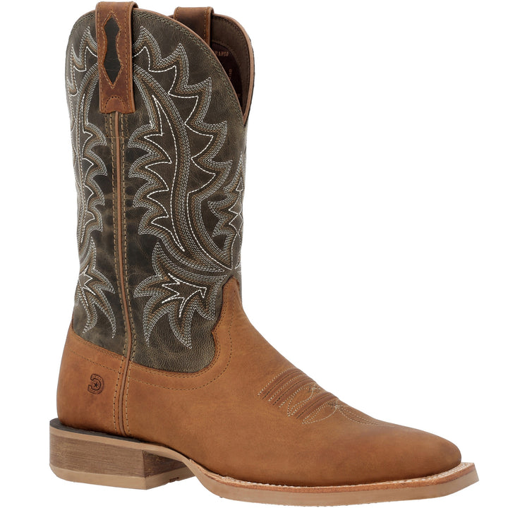 DURANGO REBEL PRO MEN'S 12" SQUARE TOE WESTERN BOOT AZTEC BROWN/OLIVE