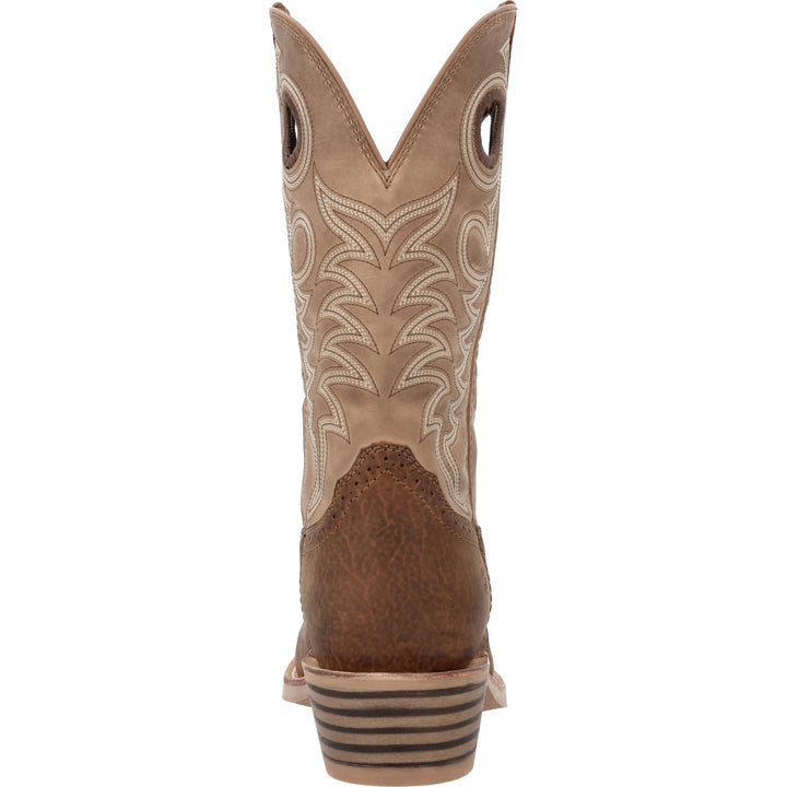 DURANGO REBEL PRO MEN'S 12" SQUARE TOE WESTERN BOOT - 2" RIDING HEEL ADOBE BROWN/SANDSTONE