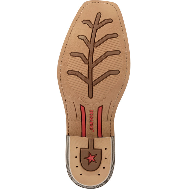 DURANGO REBEL PRO MEN'S 12" SQUARE TOE WESTERN BOOT - 2" RIDING HEEL ADOBE BROWN/SANDSTONE