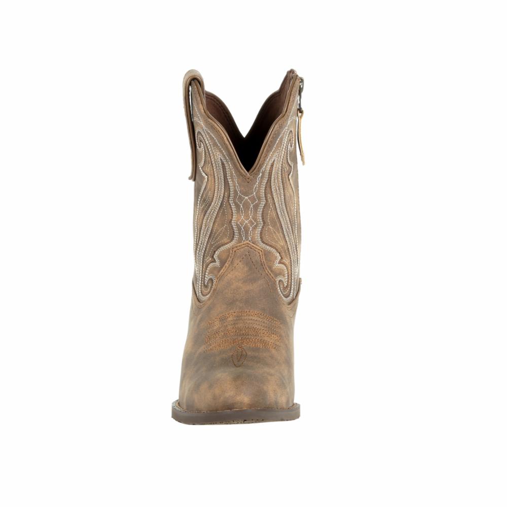 Durango CRUSH WOMEN'S 8 DISTRESSED SHORTIE WESTERN BOOT DRIFTWOOD