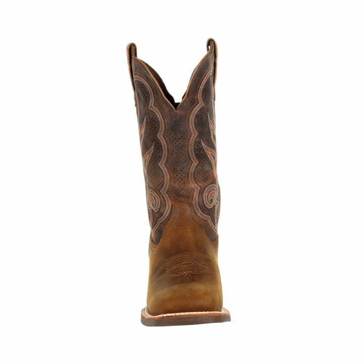 Durango LADY REBEL PRO WOMENS 12 IN VENTILATED BOOT DISTRESSED COGNAC