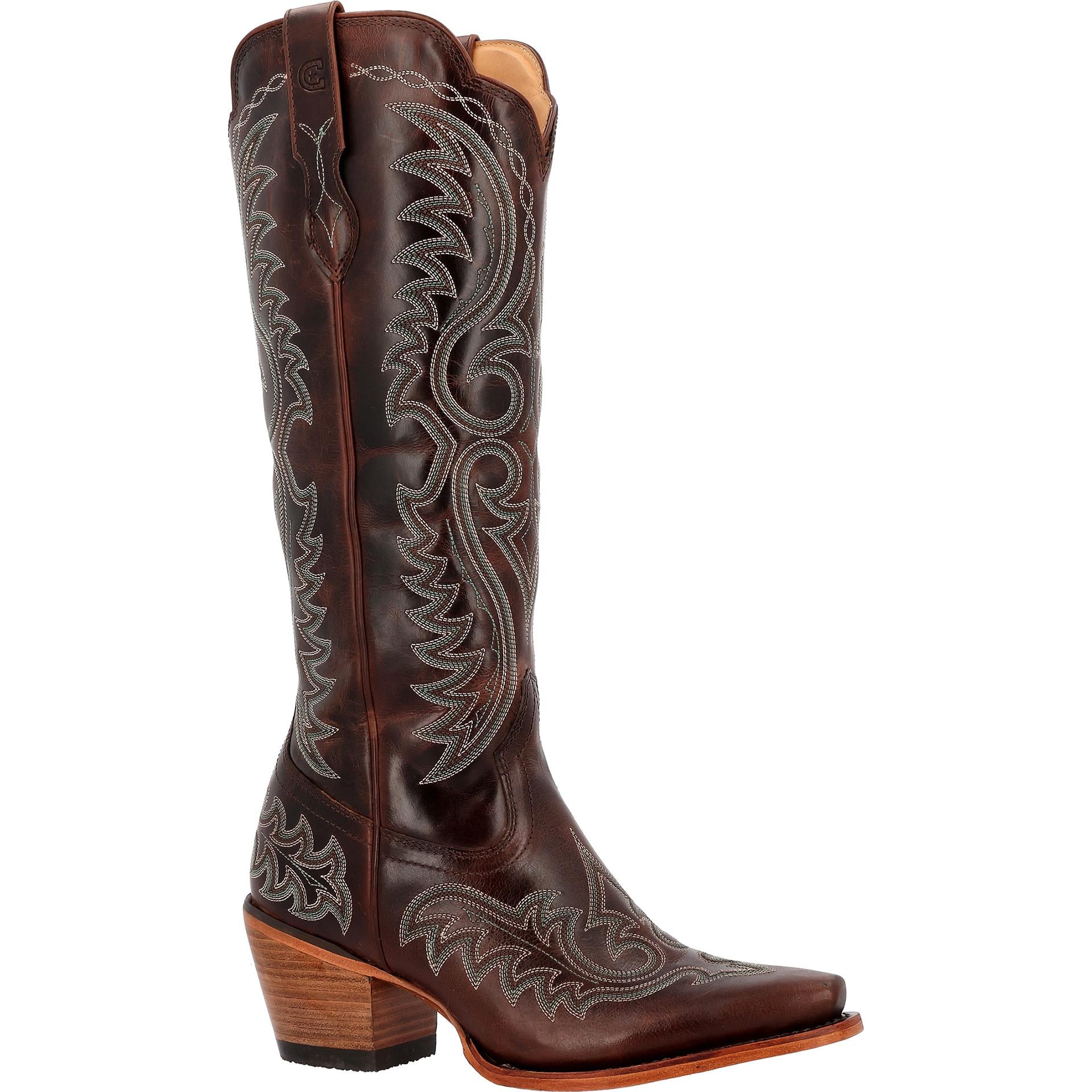 Durango CRUSH WOMENS 16 IN WESTERN FASHION BOOT MAHOGANY – Durango