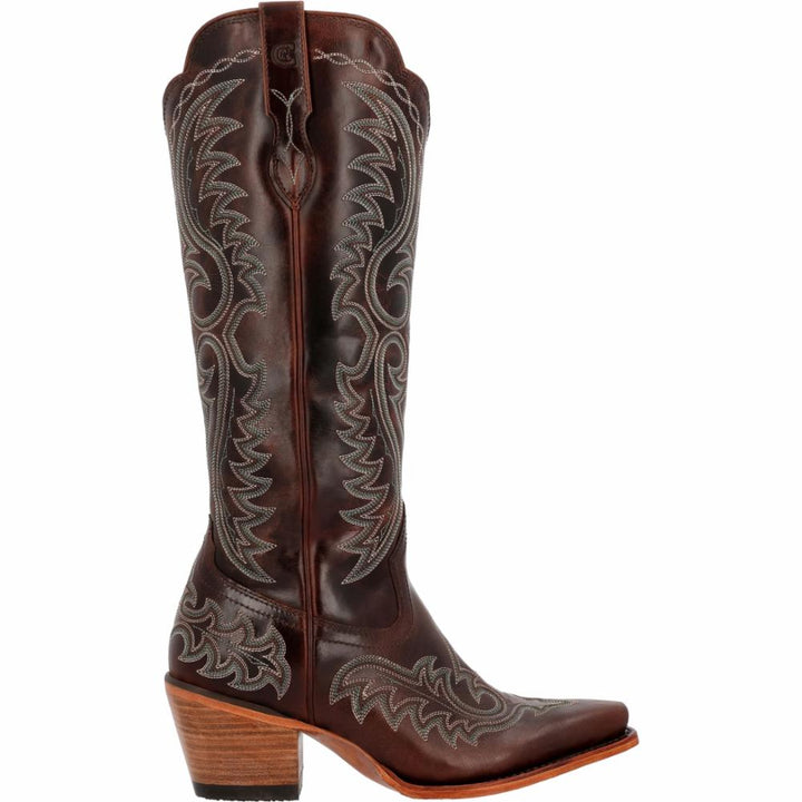 Durango CRUSH WOMENS 16 IN WESTERN FASHION BOOT MAHOGANY