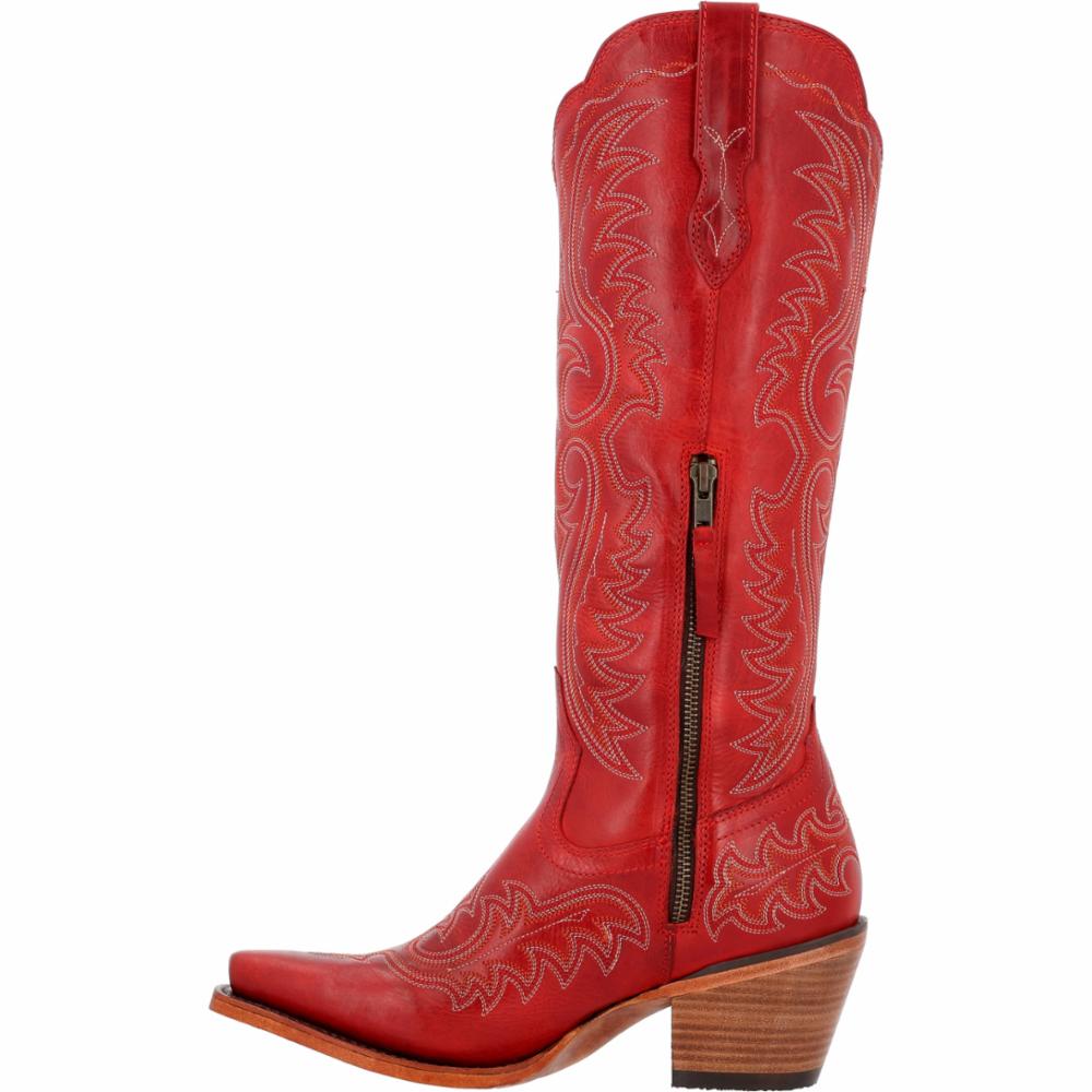 Durango CRUSH WOMENS 16 IN WESTERN FASHION BOOT CRIMSON RED