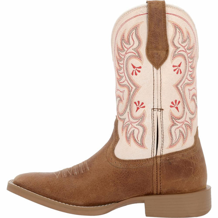 Durango SHYLOH WOMENS 10 IN WESTERN BOOT HONEY TAN/ METALLIC PEACH