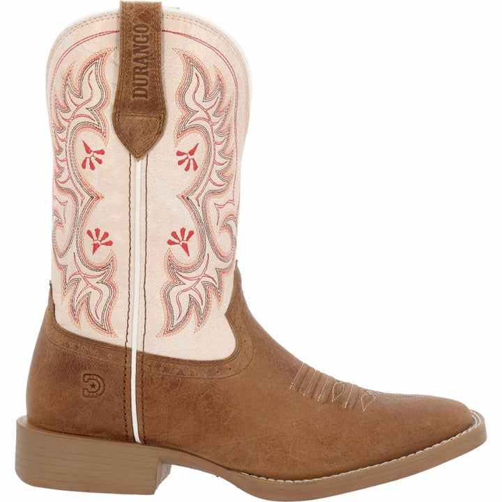 Durango SHYLOH WOMENS 10 IN WESTERN BOOT HONEY TAN/ METALLIC PEACH