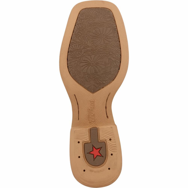 Durango SHYLOH WOMENS 10 IN WESTERN BOOT HONEY TAN/ METALLIC PEACH