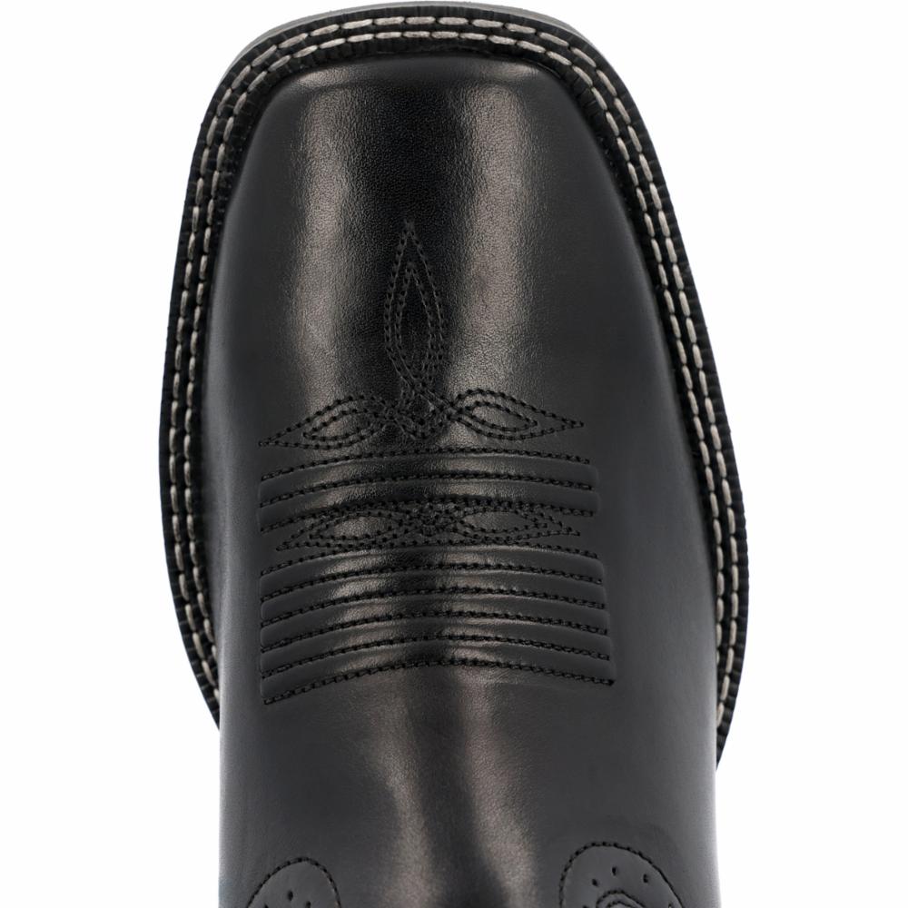 Durango SHYLOH WOMENS 10 IN WESTERN BOOT BLACK ONYX/ BLUE BLAZE