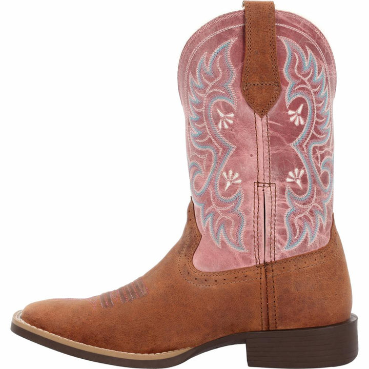 Durango SHYLOH WOMENS 10 IN WESTERN BOOT RUSTY BROWN/ DUSTY ROSE