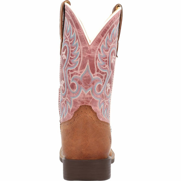 Durango SHYLOH WOMENS 10 IN WESTERN BOOT RUSTY BROWN/ DUSTY ROSE