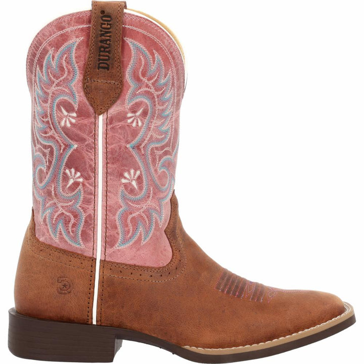 Durango SHYLOH WOMENS 10 IN WESTERN BOOT RUSTY BROWN/ DUSTY ROSE