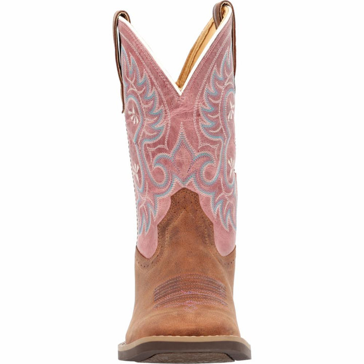 Durango SHYLOH WOMENS 10 IN WESTERN BOOT RUSTY BROWN/ DUSTY ROSE