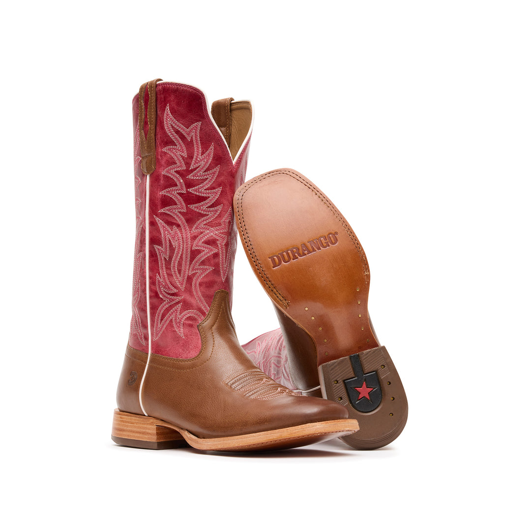 Durango ARENA  ELITE 13 SQUARE TOE CINNAMON/STRAWBERRY SUNRISE