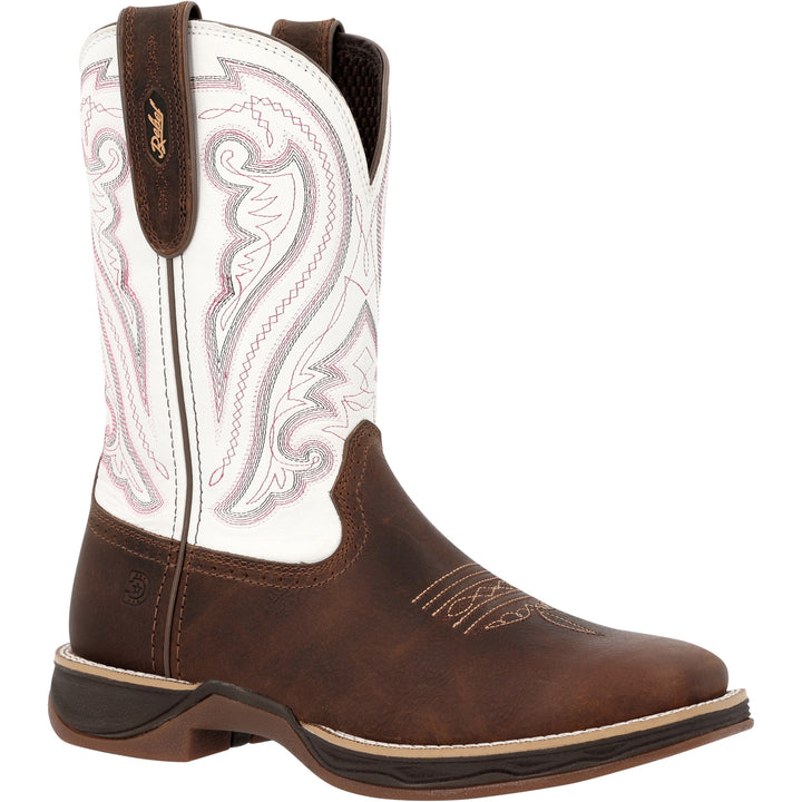 DURANGO LADY REBEL ULTRA LITE COFFEE/CRAZY HORSE WHITE