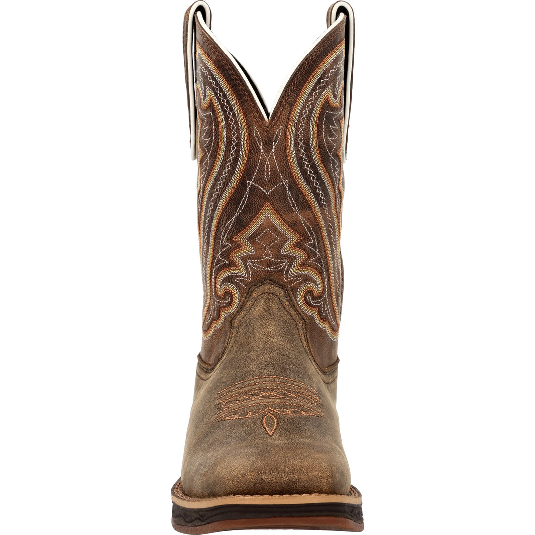 DURANGO LADY REBEL ULTRA LITE VINTAGE BOMBER BROWN